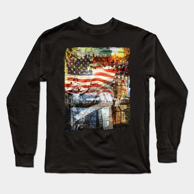 This is America Long Sleeve T-Shirt by kylewillis